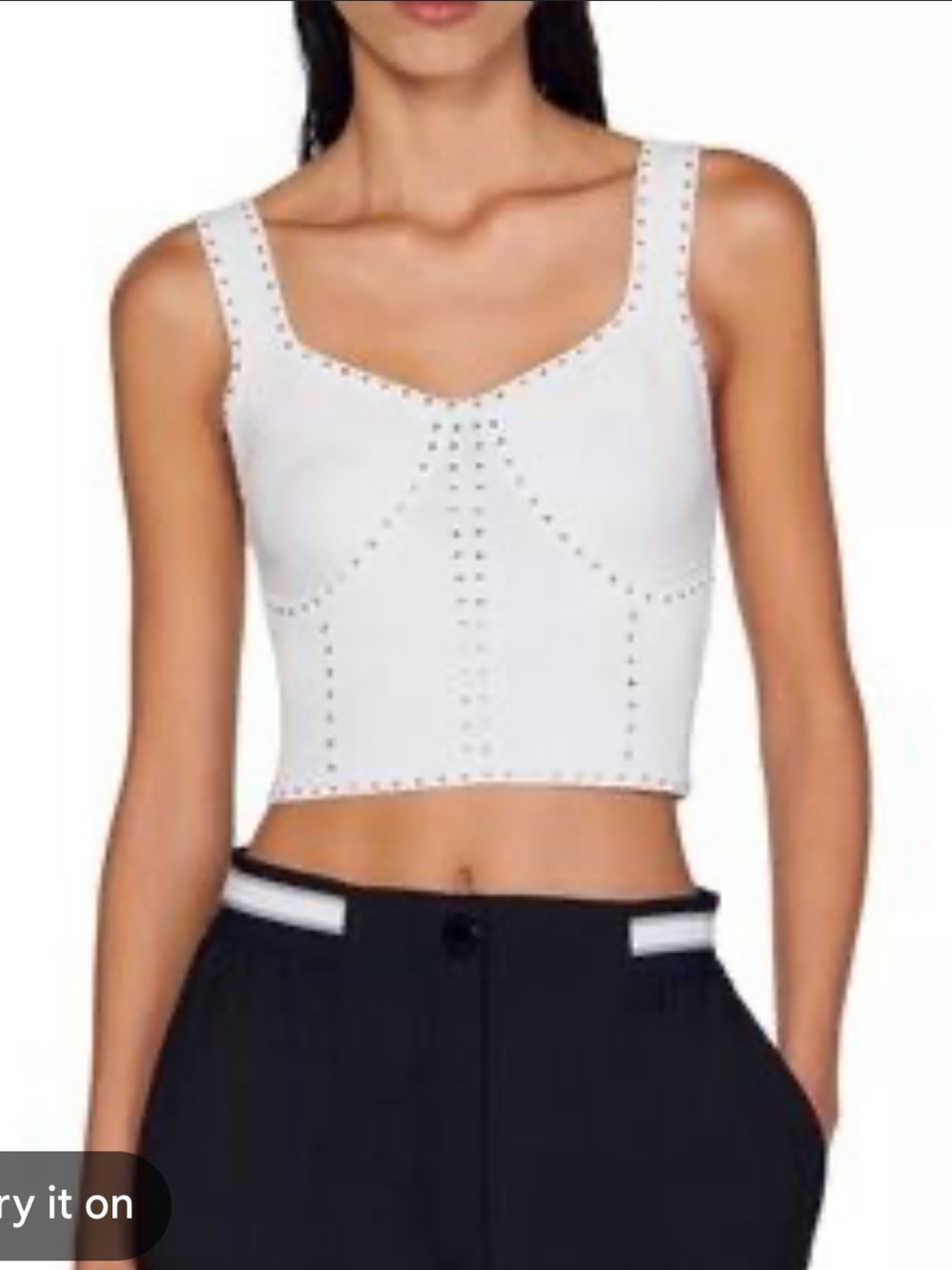Sandro Studded Top New with tags
